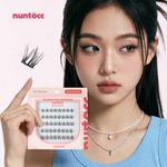 U'NUCO nuntocc No Glue Eyelashes 40pcs 1-Second Instant Self Extension Individual Cluster Lashes K-Beauty _ Made in Korea